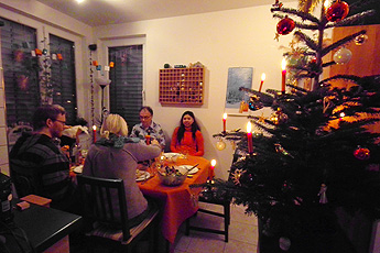 Christmas dinner at the Language Guesthouse
